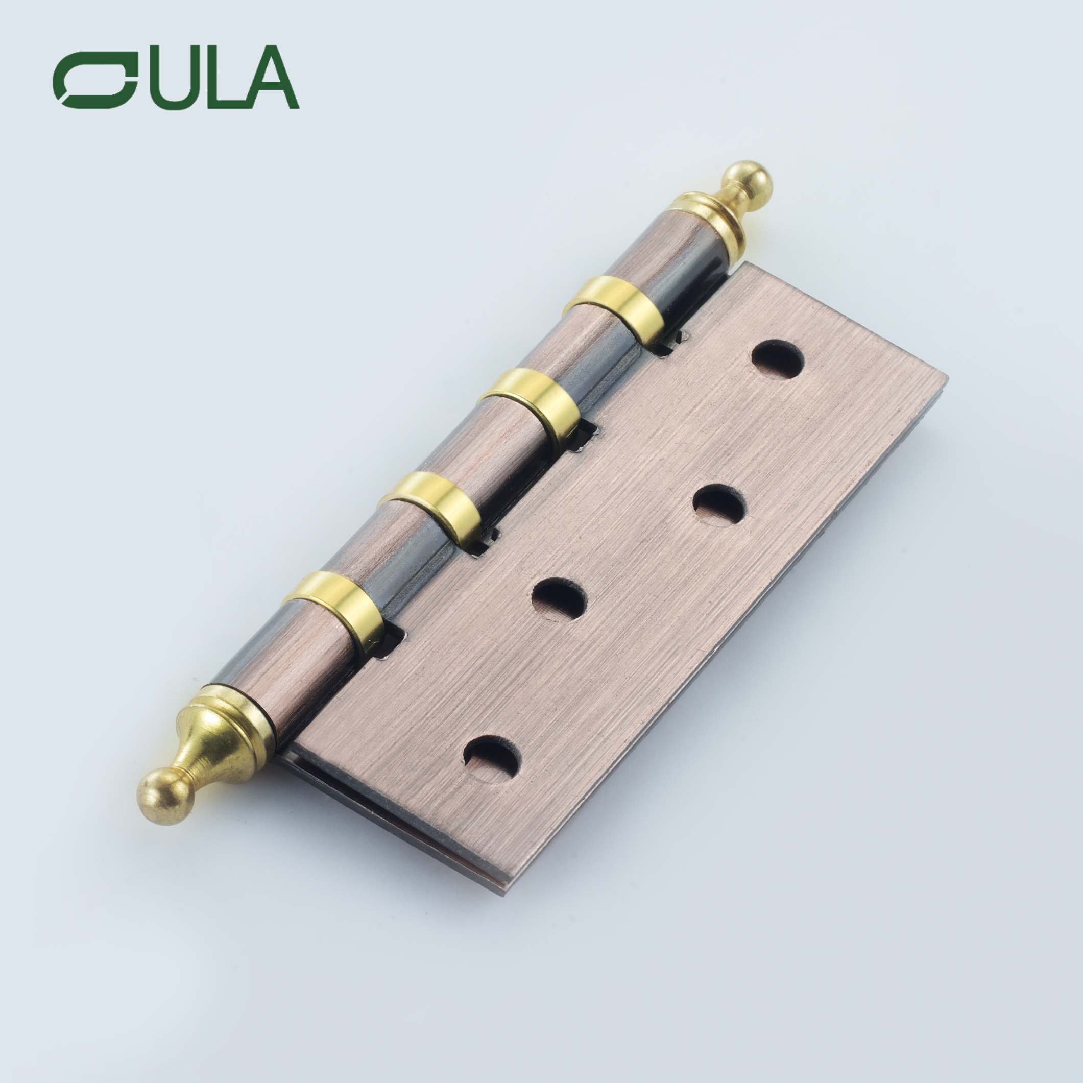 Custom Heavy-Duty 4 Inch Crown Head Furniture Pivot Hinge 2.4mm Iron for Door Window & Cabinet Modern Design for Hotel Use