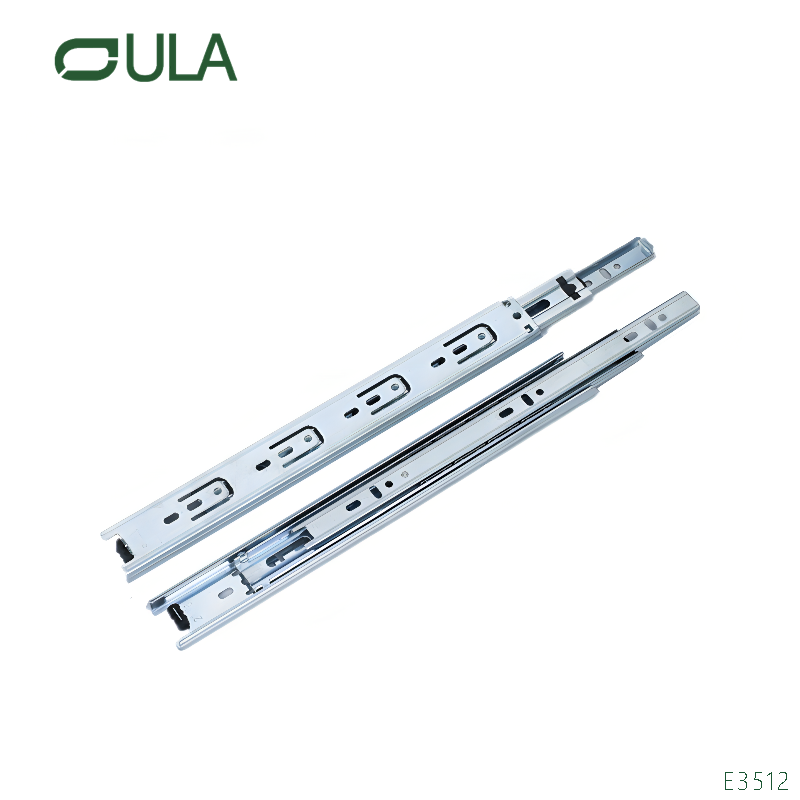 Furniture Accessory 35 Mm Width Full Extension Drawer Runner Sliding Rail Ball Bearing Telescope Channel Drawer Slide