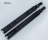 Jieyang Factory's High Quality Telescopic Channel Drawer Slide Rail Zinc Dotted Finish for Kitchen Use Home Furniture