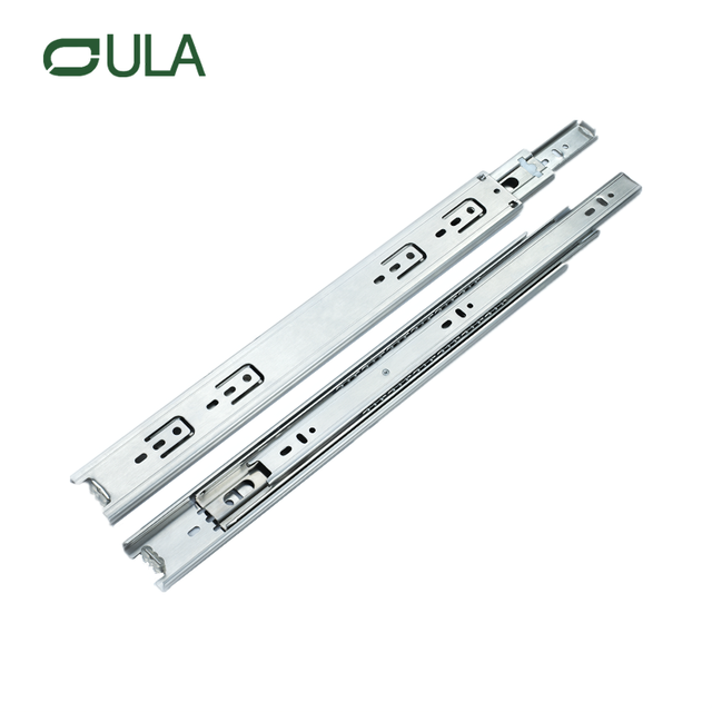 45mm Triple Folding Full Extension Heavy Duty Stainless Steel Drawer Slide Modern Design for Bedroom Bathroom Hotel Kitchen