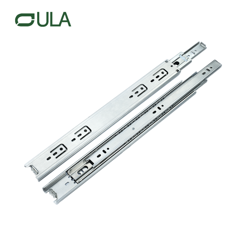 45mm Triple Folding Full Extension Heavy Duty Stainless Steel Drawer Slide Modern Design for Bedroom Bathroom Hotel Kitchen