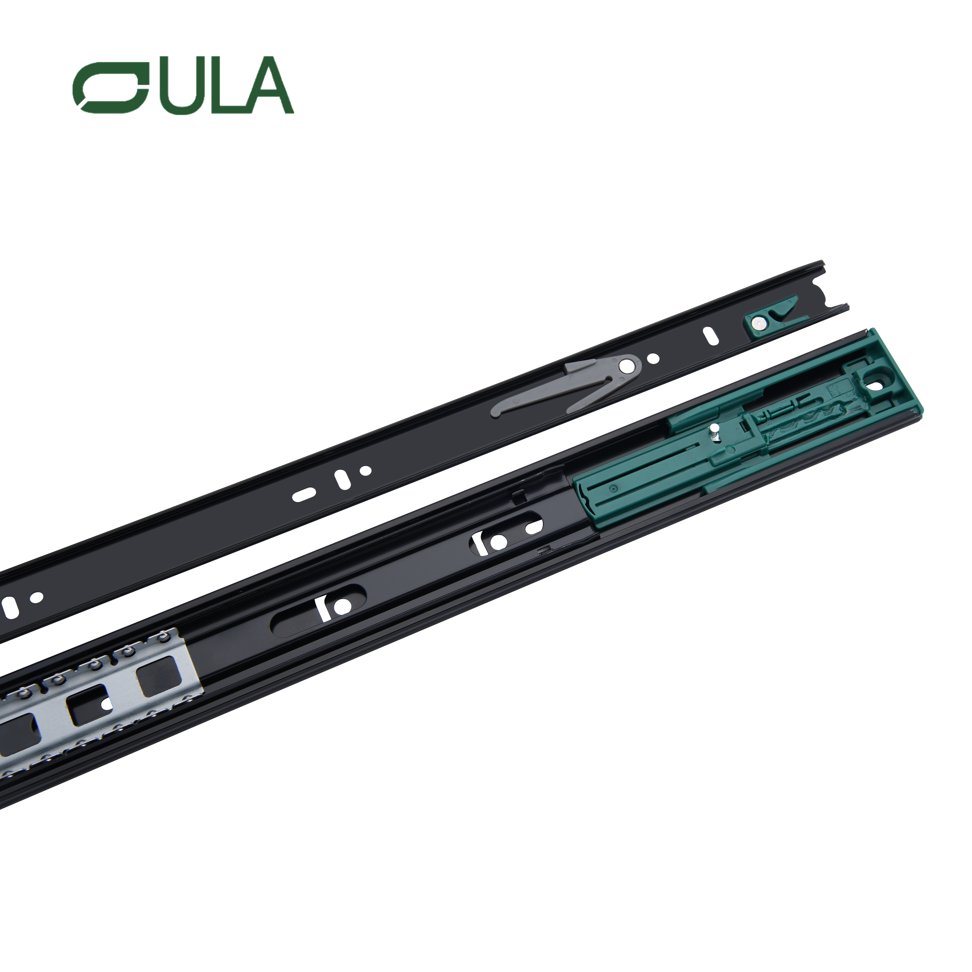 Q235 Material Taiwan Machine Made Super Smooth Drawer Channel Push Open Drawer Slide