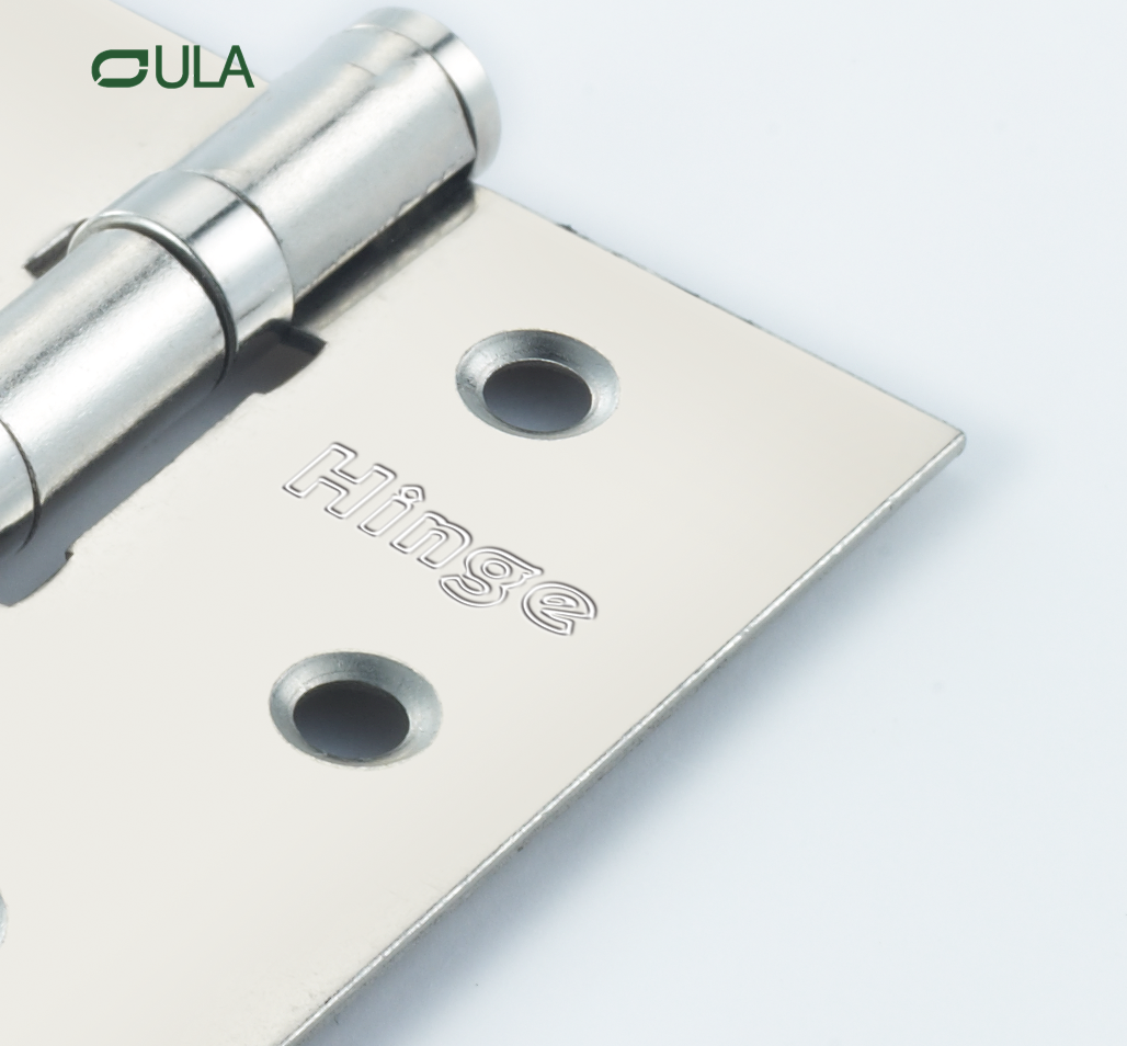 OEM Logo High Quality Iron Brush Steel Flat Butt Door Hinge Ball Bearing Furniture Pivot Door Hinge Window Hotel Use Modern
