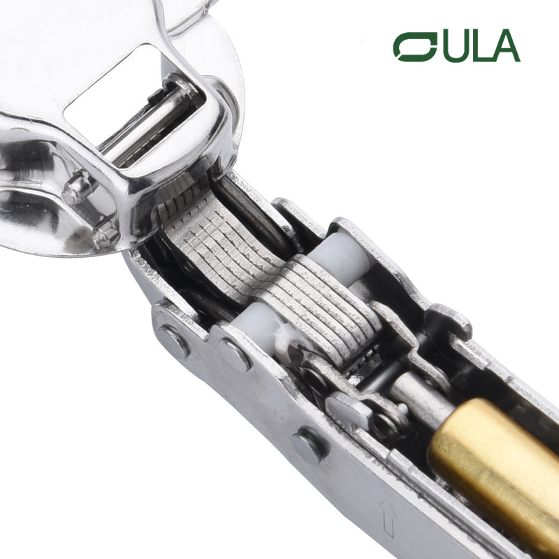 Kitchen Cabinet 3D Soft Closing Concealed Iron Hydraulic Hinges Stainless Steel Furniture Accessories Hardware Doors Spring