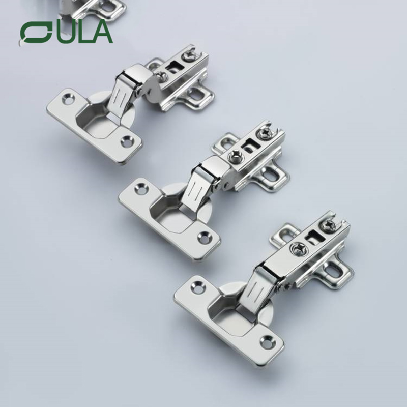 High Quality Soft Closing Stainless Steel Spring Furniture Door Hinge Concealed Clip Insert Kitchen Cabinets Living Room Bedroom