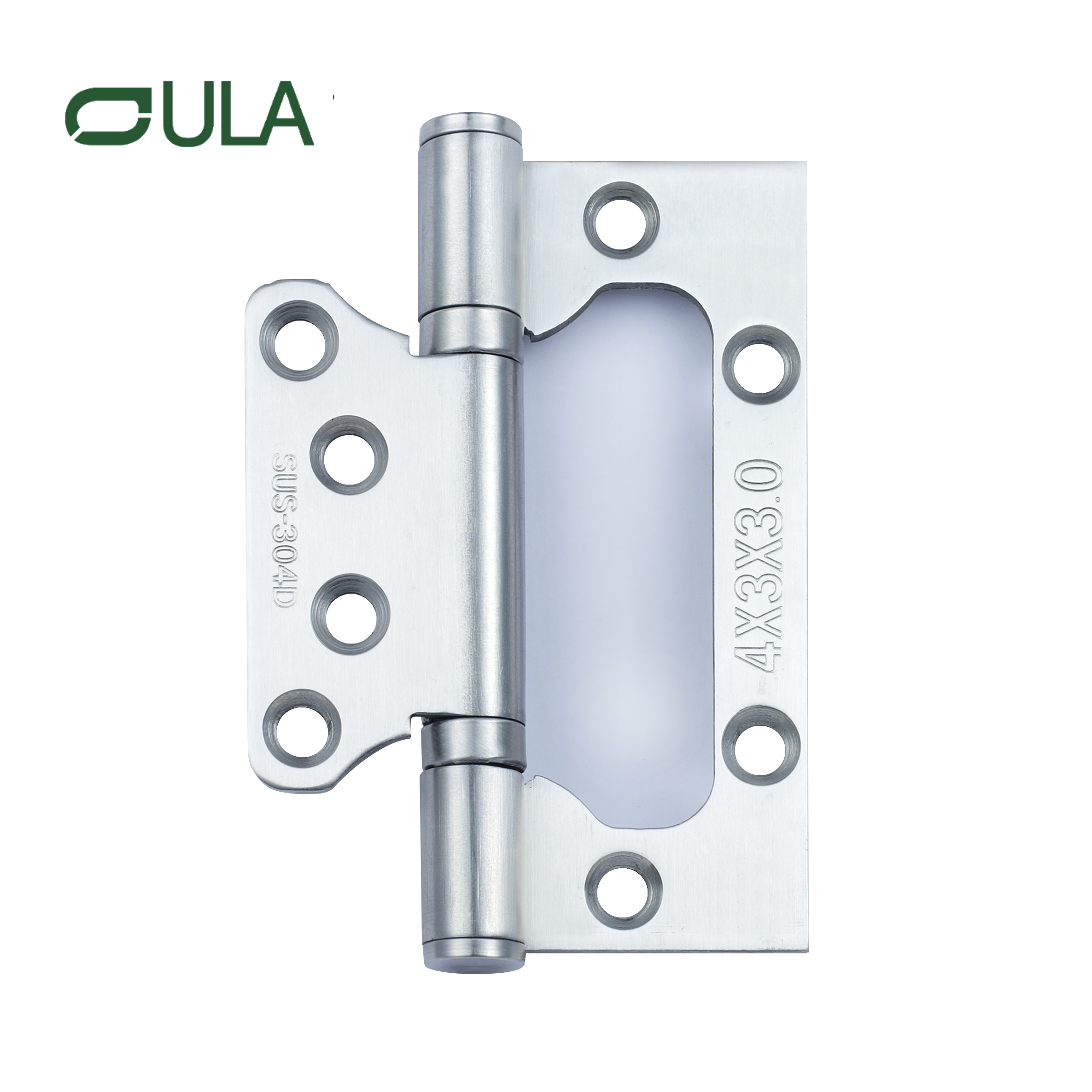 Manufacturer Wholesale Modern Design 304/201 Stainless Steel Hardware Butterfly Flush Pivot Hinge for Window Door