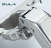 OEM Manufacturer's High Quality 45 Degree Shaped Iron Matrial Slide on Hdraulic Cabinet Hinge 