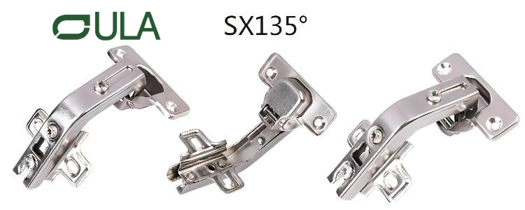Factory Good Price 135 Degree Furniture Hidden Cabinet Durable Slide on Iron Hinges for Cabinet