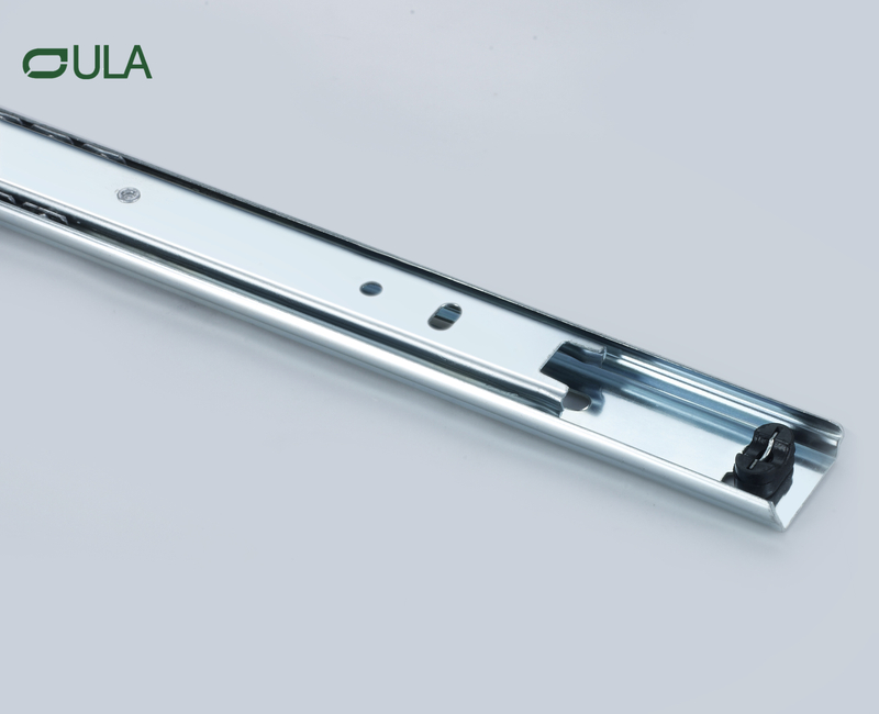 Factory Custom Furniture Hardware Iron Drawer Slide Cabinet Office Desk Drawer Slide Rail
