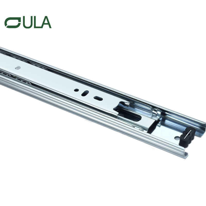 Triple Extension Undermount Heavy Duty Dotted Finish Drawer Slide 10-24 Inches 45mm Telescopic Channel