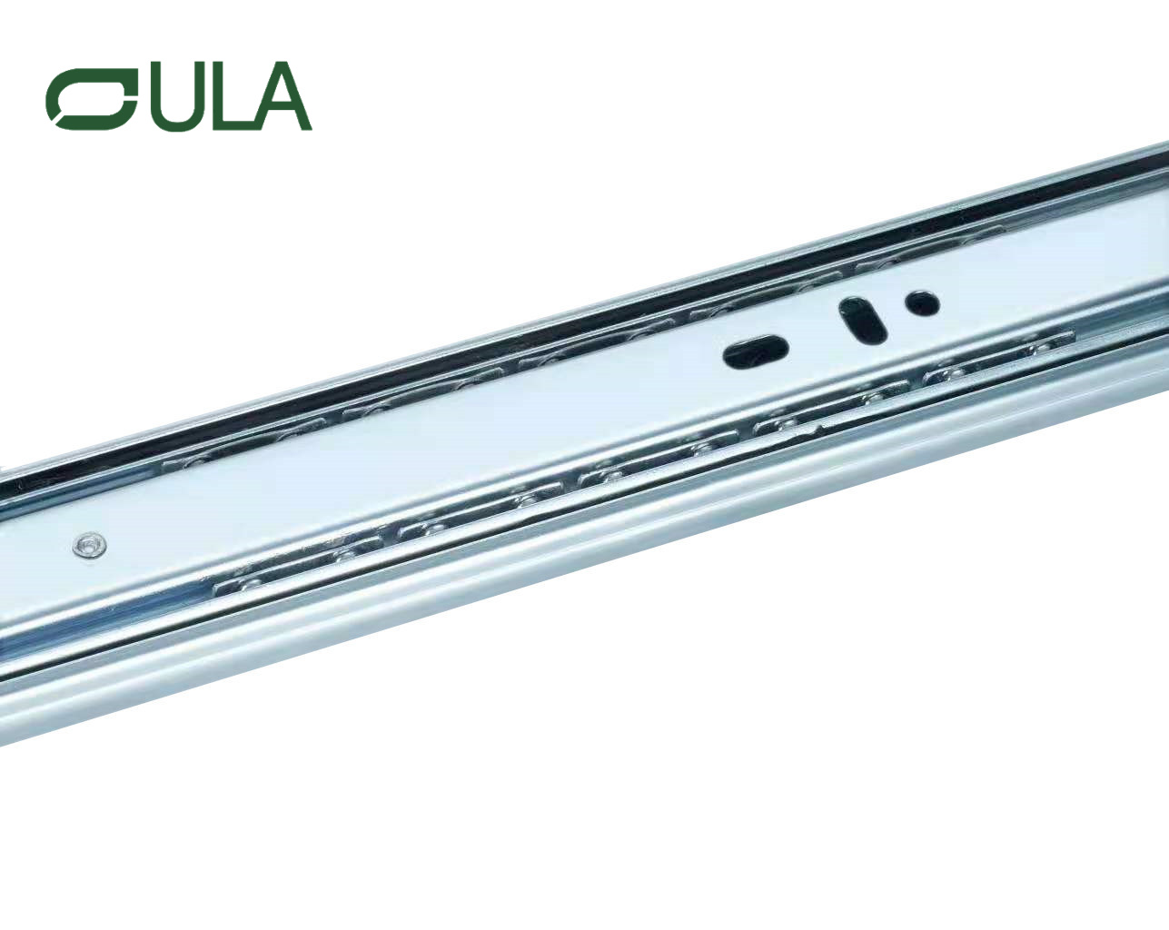 Wholesale Telescopic Ball Bearing Zinc/black Dotted Finish Drawer Runner Slide Triple Extension Drawer Slide