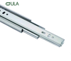 3 Folding Zinc Finish Drawer Slide Furniture Fitting Drawer Rail under Mount Triple Extension Drawer Slide Wholesale