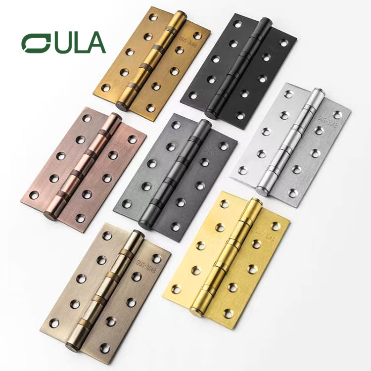 Modern Design Customizable Door Hardware Ball Bearing Butt Hinges in SS201 & SS304 Factory Customized