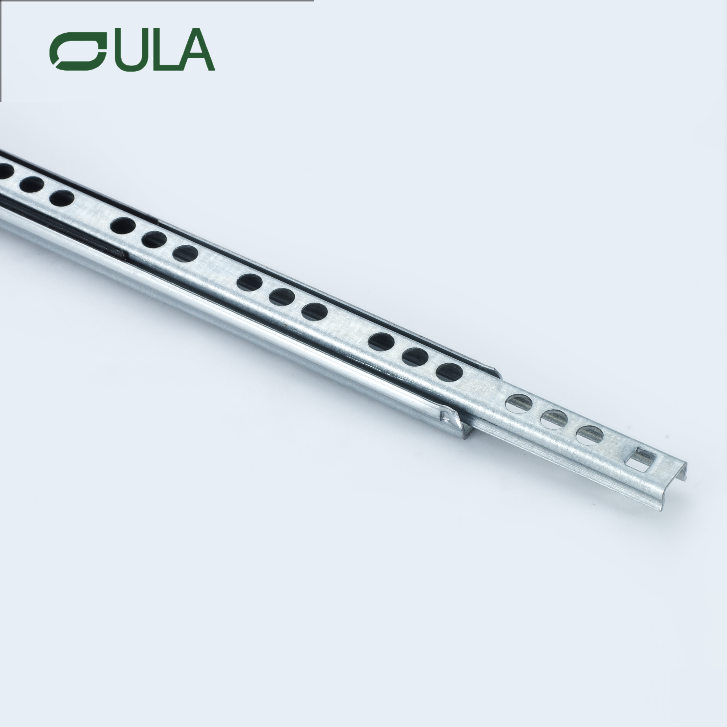Professional Manufacture 2 Folding Drawer Slides 17mm Slim Telescopic Channel Drawer Slides