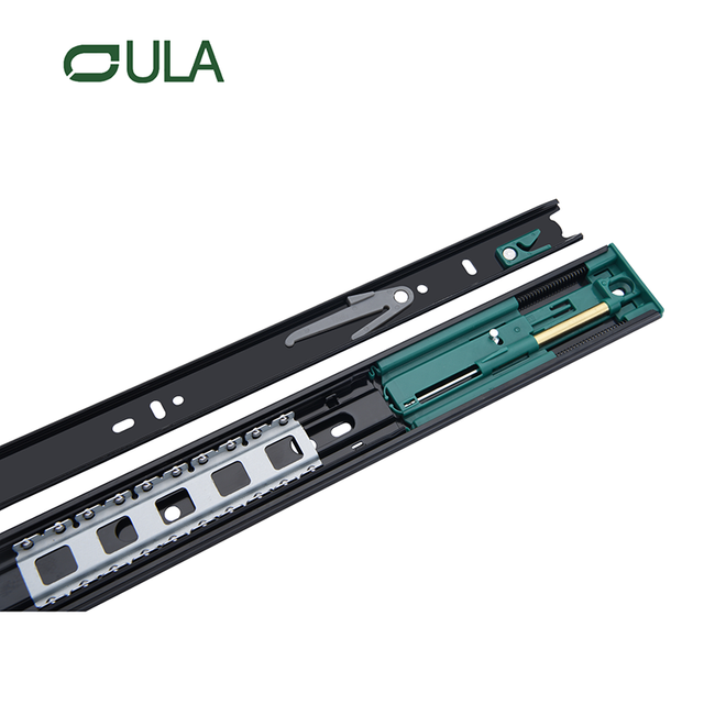 45 mm High Precision Telescopic Channel Soft Close Drawer Slide with Q235 Material