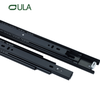 Modern 10-24 Inch 45mm Telescopic Channel Triple Extension Undermount Heavy Duty Drawer Slide Dotted Finish for Kitchen Dining