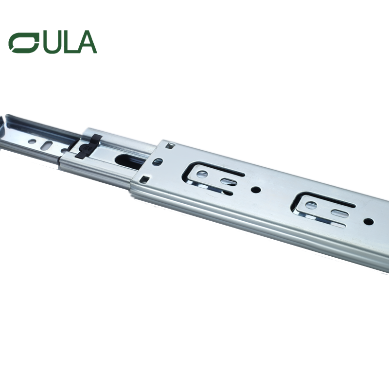 Triple Extension Undermount Heavy Duty Dotted Finish Drawer Slide 10-24 Inches 45mm Telescopic Channel