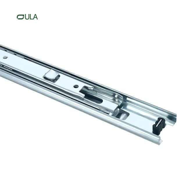 Full extension telescopic hook drawer slide 35mm bottom mount triple extension for funiture hook drawer slides
