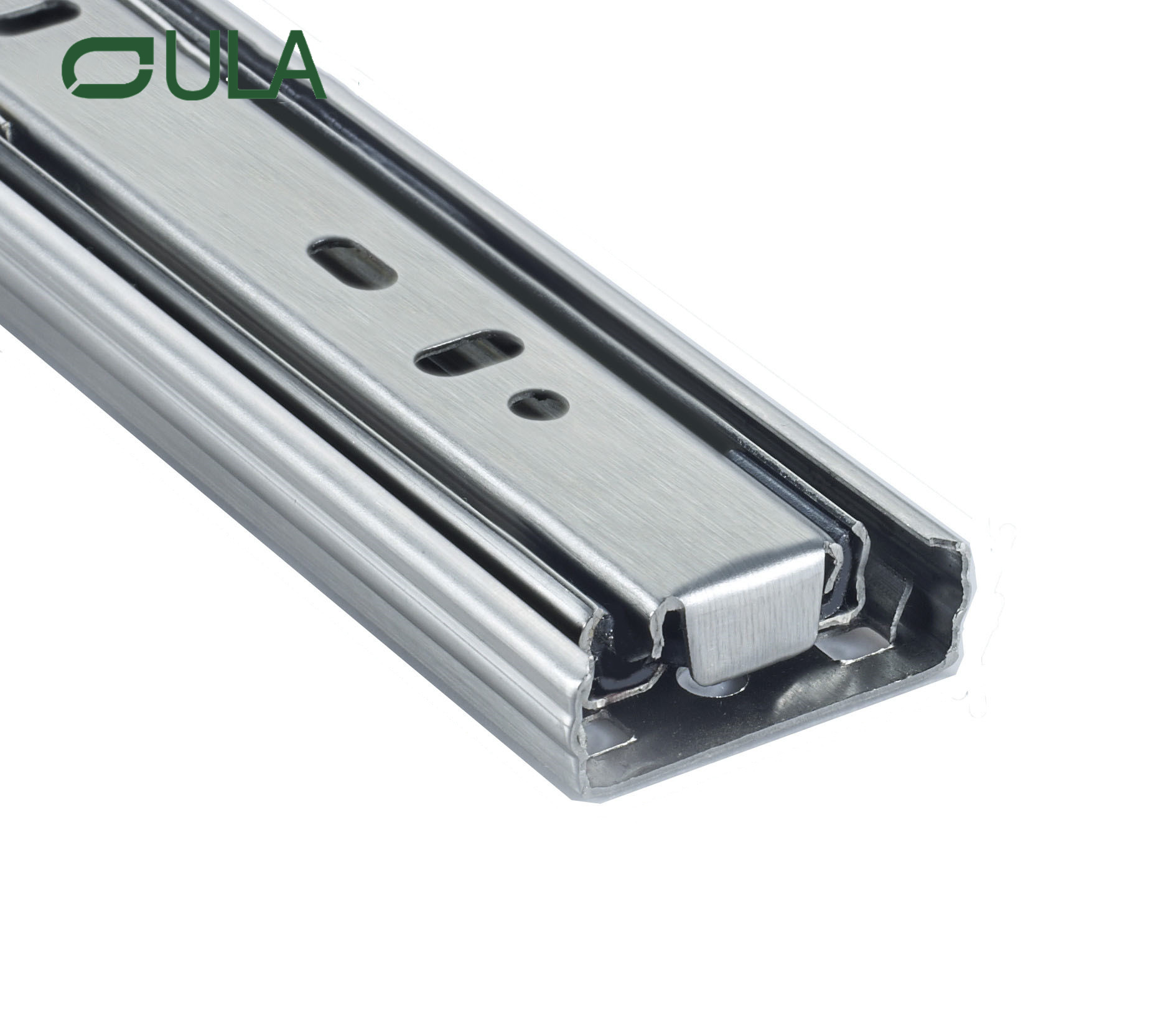Hot Sale Telescopic Channel Stainless Steel Drawer Slide 35mm Ball Bearing Drawer Slide Rail