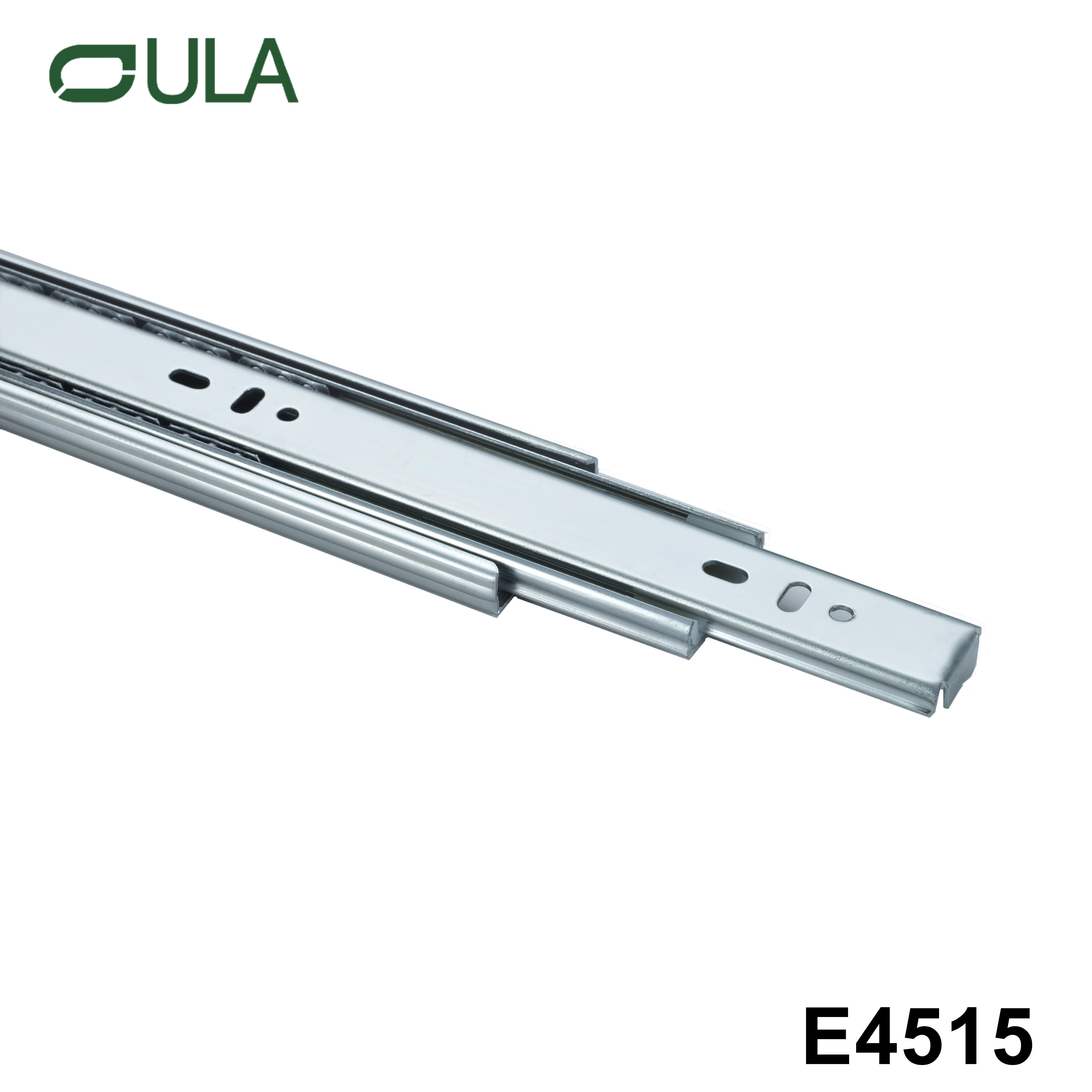 3 Folding Zinc Finish Drawer Slide Furniture Fitting Drawer Rail under Mount Triple Extension Drawer Slide Wholesale