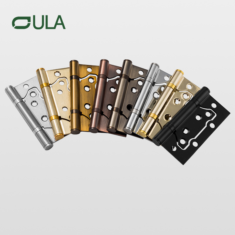 OEM Manufacturer Supplier's Customized 2BB Flush Hinge and 4BB Door Hinge for Wooden Door Modern Iron Design