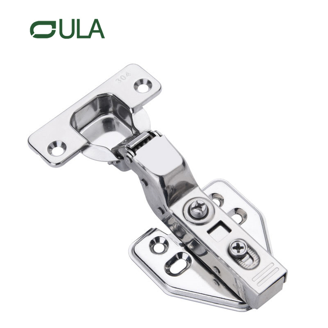 Stainless Steel 304 High Quality Factory Hydraulic Hinge for Kitchen Cabinets & Furniture for Bathroom Hospital & Hotel Wholesale Accessory