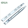 Wholesale Telescopic Ball Bearing Zinc/black Dotted Finish Drawer Runner Slide Triple Extension Drawer Slide