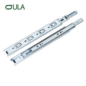 35mm Telescopic Steel Drawer Slide with Ball Bearing Zinc Finish for Kitchen Cabinets Furniture Home Industrial Laundry Usage