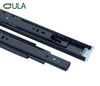 Modern 45mm Black Steel Drawer Slides with Iron Ball Bearing for Kitchen & G Furniture