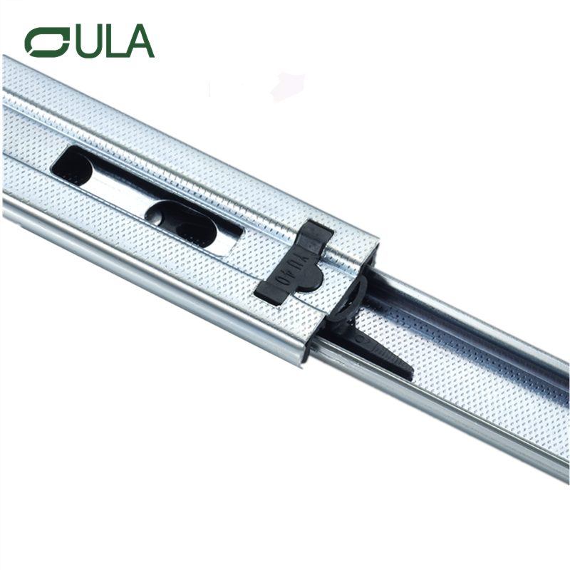 40 mm Telescopic Channel Tool Box Zinc Finish Drawer Slide Rail Furniture Cabinet Accessories Slide Rail