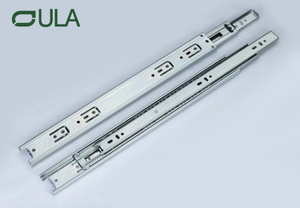 45mm Standard Thickness Ball Bearing Drawer Slide 40KGS Heavy Duty Triple Extension Drawer Slide Rail