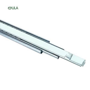 Full extension telescopic hook drawer slide 35mm bottom mount triple extension for funiture hook drawer slides