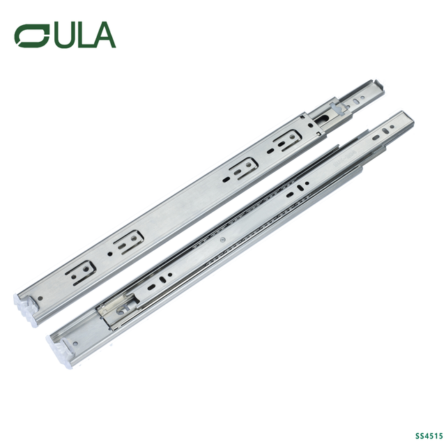 OEM ODM Manufacturer Stainless Steel Telescopic Channel Heavy Duty Drawer Slide Rail 10-24 Inch Stainless Steel Drawer Slide
