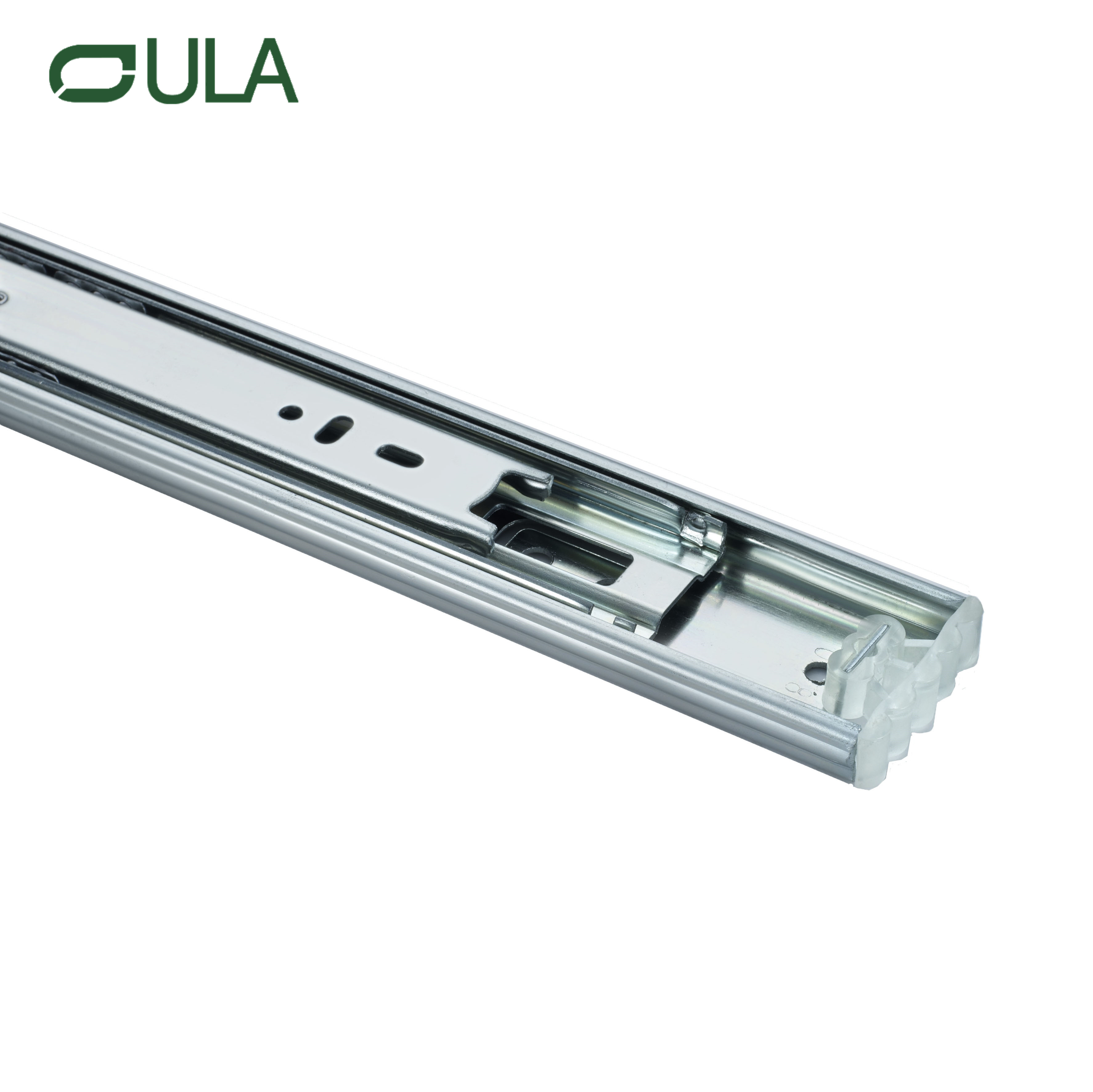 3 Folding Zinc Finish Drawer Slide Furniture Fitting Drawer Rail under Mount Triple Extension Drawer Slide Wholesale