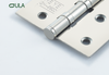 OEM Logo High Quality Iron Brush Steel Flat Butt Door Hinge Ball Bearing Furniture Pivot Door Hinge Window Hotel Use Modern