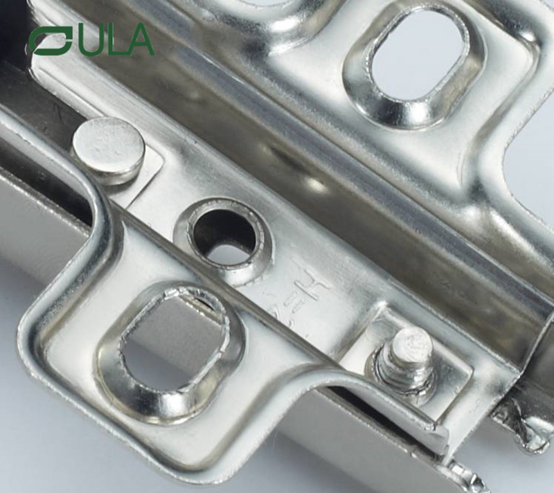 High Quality Soft Closing Stainless Steel Spring Furniture Door Hinge Concealed Clip Insert Kitchen Cabinets Living Room Bedroom