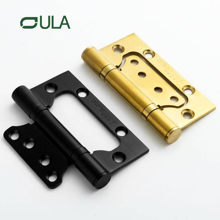 Modern Design Satin Finish SS201 Flush Hinge Various Colors for Door and Window Use Stainless Steel Metal Product for Hotels