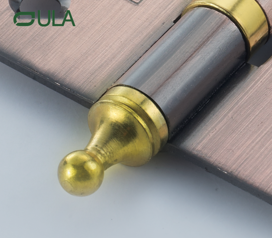 High Quality 5 Inch Heavy Duty Crown Head Door Hinge Durable Iron Pivot Hinge Wooden Door 