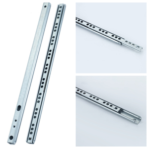 OEM ODM Manufacturer High Quality 2 Fold Drawer Slides 10kgs Loading Mini Slide Rail for Furniture Wholesale
