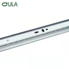 Modern 35mm 3-Fold Drawer Runner Ball Bearing Iron Steel Slide Rail Black Finish Kitchen Bedroom Cabinets Home Outdoor Furniture