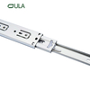 Professional Manufacture Furniture Hardware 3 Folding Telescopic Channel Push to Open Drawer Slide for Wardrobe