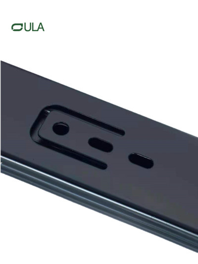 Jieyang Factory's High Quality Telescopic Channel Drawer Slide Rail Zinc Dotted Finish for Kitchen Use Home Furniture