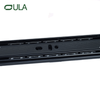 Factory hot sale full extension telescopic black finish drawer slide rail 40mm undermount drawer slide for furniture
