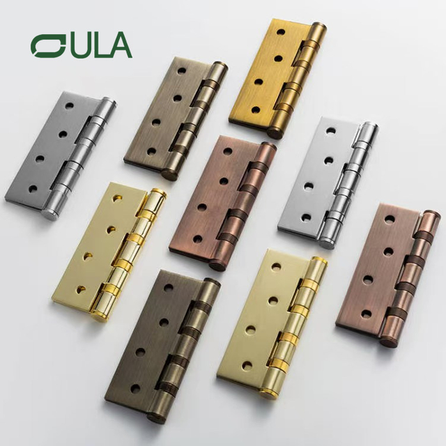 Factory Furniture Hardware Modern Design 4 Inch Heavy Duty Iron Flat Ball Bearing Door Hinge 
