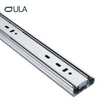 Shanghai Material Zinc Black Finish Soft Close Telescopic 45mm Drawer Slides Rails Office Drawer Cabinet Drawer Slides