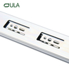 Heavy-Duty Soft-Closing Zinc Finish Drawer Slide 45mm Undermount Modern Style Sliding Rail for Kitchen & Home Cabinet & Wardrobe