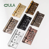 4 Inch standard thickness 3.0mm butterfly flush iron door hinge custom color and logo pivot hinge for furniture