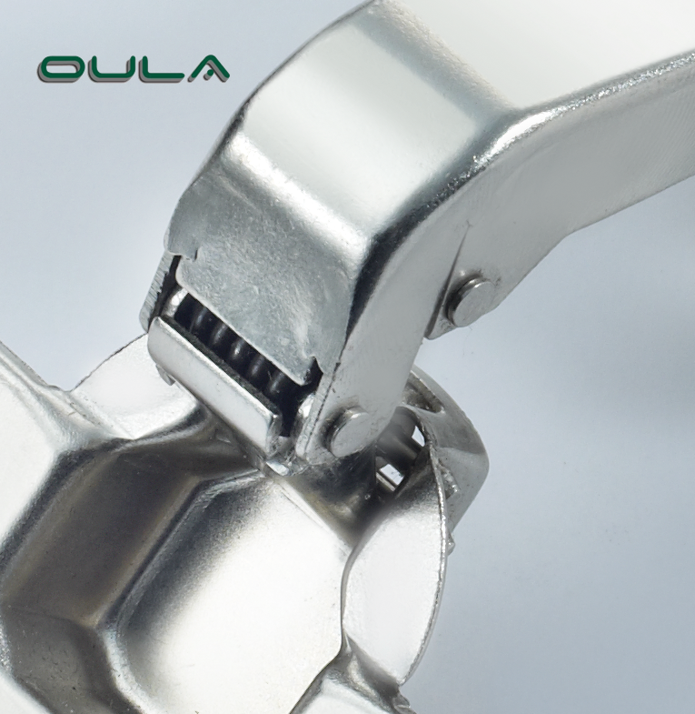 Furniture Hinges 90 Degree Angle Corner Soft Close Iron Clip on Special Hydraulic Hinge for Cabinet