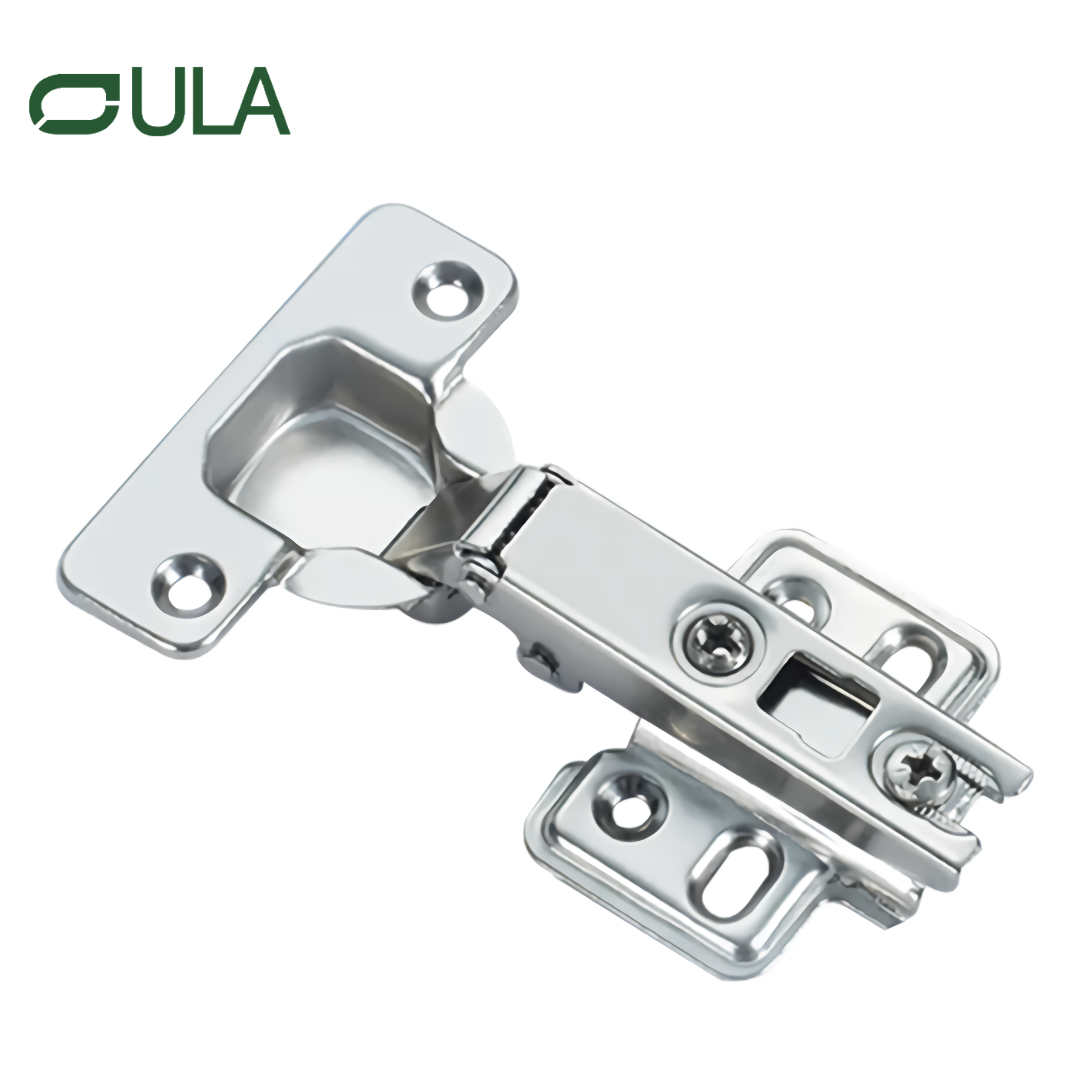 58G Hinge One-Way 2 Pin Non-Hydraulic Slide-On Steel Furniture Hinge for Door Kitchen Home Bedroom Living Room Hospital Use