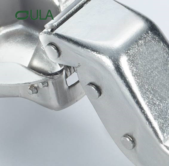 Furniture Accessories Hardware 30 Degree Spring Soft Closing Cabinet Kitchen Hidden Iron Hydraulic Clip on Hinges